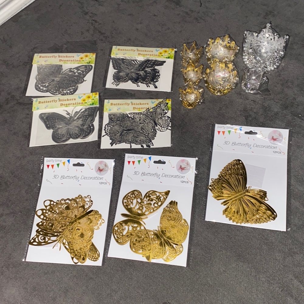 Cake toppers, party decorations